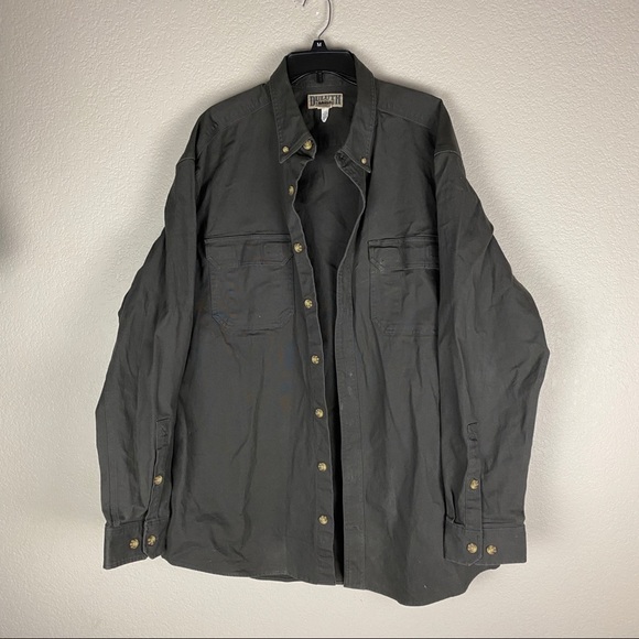 Duluth Trading Button Up Mens Shirt Size XL TALL - Picture 1 of 8